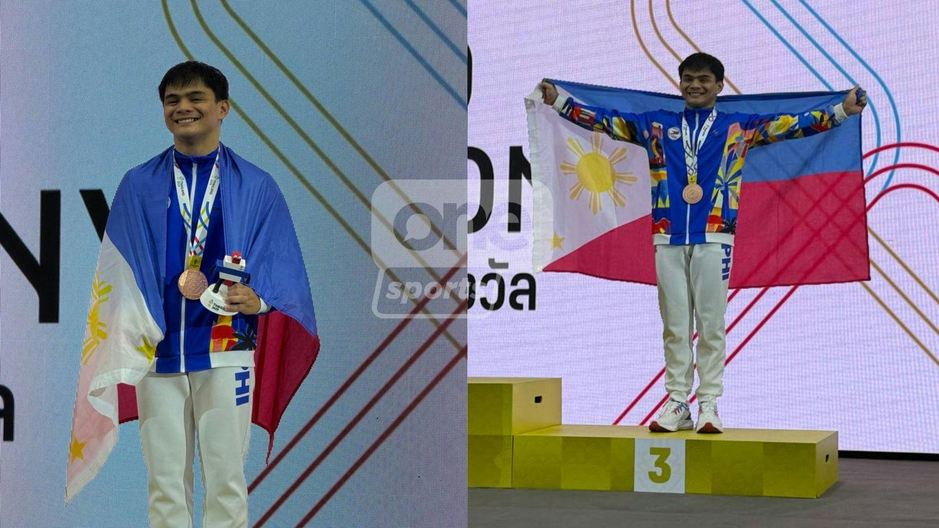 Close to quitting, gymnast Justine Ace de Leon reaps two bronzes in SEAG
